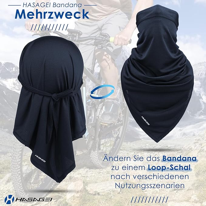 Bandanas Skull Caps for Men, Women Breathable Neck Gaiters, Sweat Wicking Do Rags Head Wraps, Helmet Liner Durag