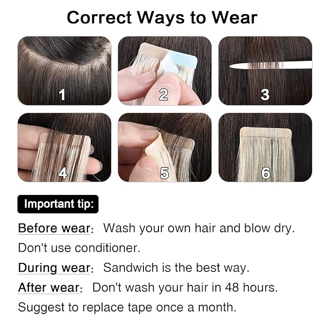 SUYYA Tape in Hair Extensions Human Hair Ombre Chocolate Brown to Caramel Blonde Remy Hair 14 inches 20pcs 40g/pack Straight Seamless Skin Weft Tape in Human Hair Extensions (14 inch #P4/27/T4)