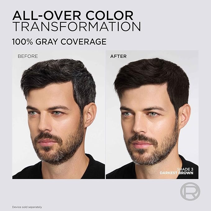 L'Oreal Paris Colorsonic Permanent Hair Dye Cartridge, Vibrant Hair Color for Root Touch Up, Gray Coverage or All Over Color in just 5 Minutes, 1 Natural Black (Coloring Device Sold Separately)