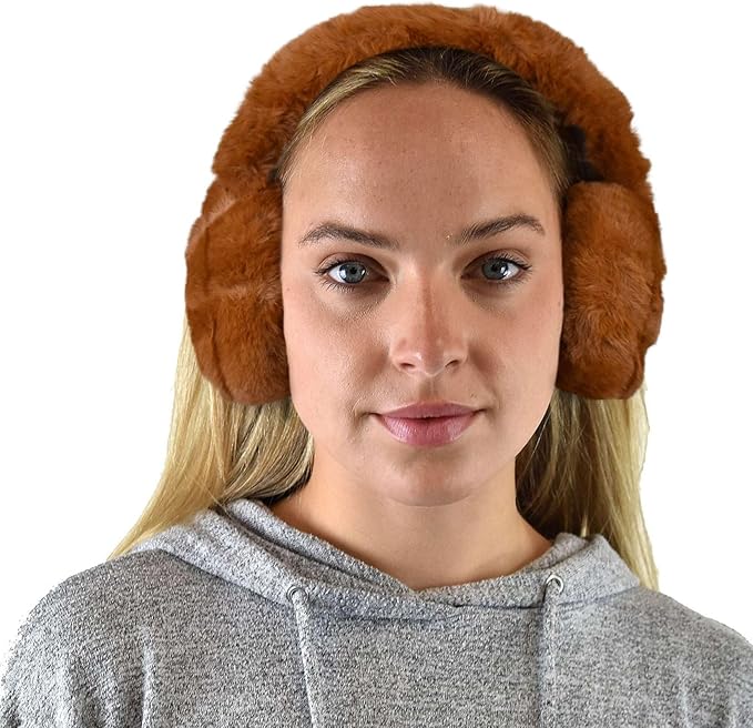C.C Soft Winter Warm Adjustable Headband Ear Warmer Earmuffs