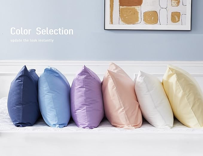 Sunflower Body Pillowcase 100% Cotton Long Pillow Cover/Case Envelope Closure 1 Pack, 21×54 inches Dark Pink, Soft and Breathable