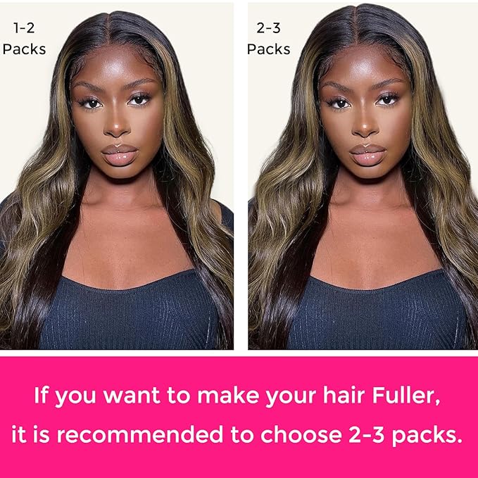 Lashey Seamless Clip in Hair Extensions Human Hair Natural Black Mixed Chestnut Brown Body Wave Clip in Hair Extensions with Invisi Edge 7pcs 110g 14 Inch