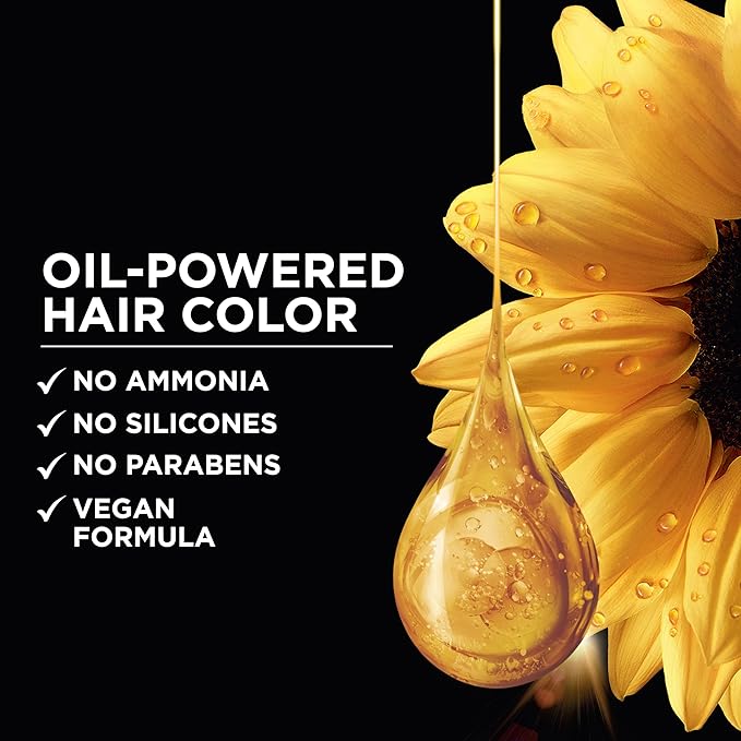 Garnier Hair Color Olia Ammonia-Free Brilliant Color Oil-Rich Permanent Hair Dye, 2.11 Platinum Black, 1 Count (Packaging May Vary) (Pack of 2)