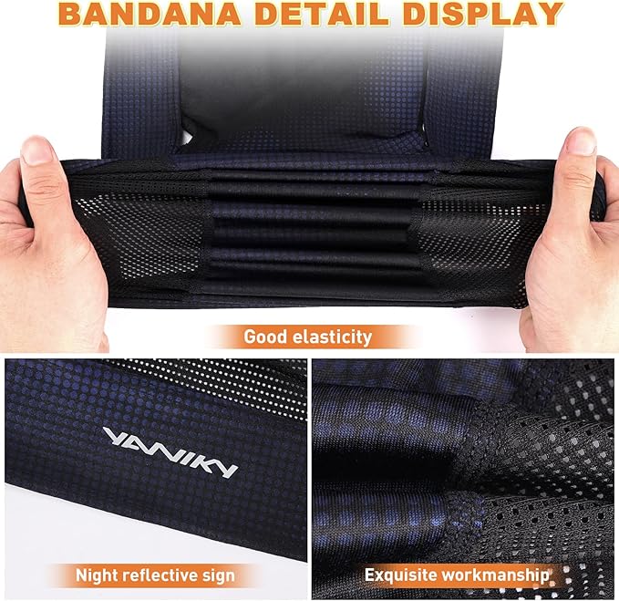 Bandanas Skull Caps for Men, Women Skull Cap Helmet Liner Cycling Hat Durags Motorcycle Bandana Sweat Wicking Do Rag