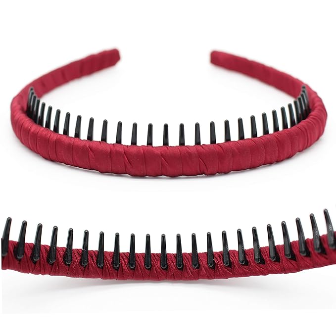 Fashion Hair Bands for Women - Short Hair Headbands, Non-Slip, Resin Hair Accessories (4 Colors)