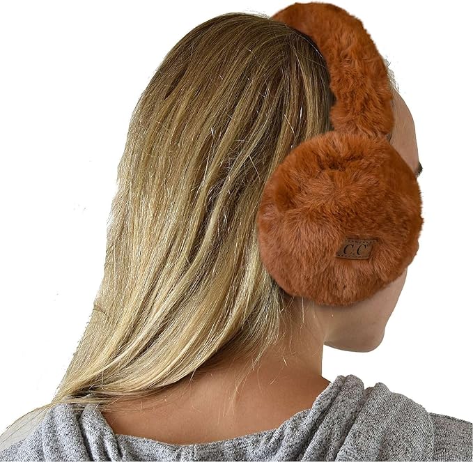 C.C Soft Winter Warm Adjustable Headband Ear Warmer Earmuffs