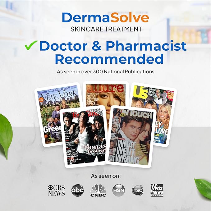Dermasolve Psoriasis & Dandruff Oil, Dermatologist Approved for Flaky Scalp Relief