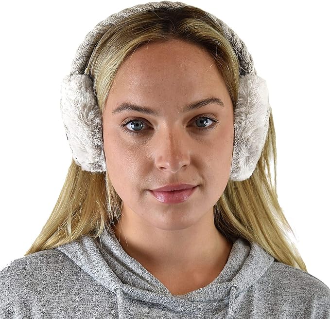 C.C Soft Winter Warm Adjustable Headband Ear Warmer Earmuffs