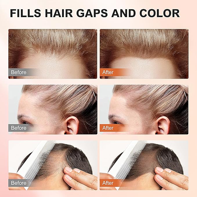 Root Touch Up Hair Color,Instantly Root Cover Up Hairline Shadow Powder,Thinning Hair for Women Eyebrows, Gray Hair Coverage Touch Up Hair Powder For Men Beard Line,Bald Spots (White)
