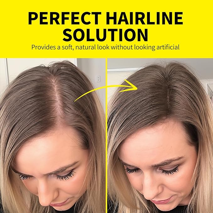 Sevich Hairline Powder - Root Touch Up Instantly Hair Color for Thinning Gray Coverage - Bald Spot Concealing Hair Powder for Women & Men - 48Hour Waterproof & Sweatproof - Grey