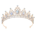 Princess Tiara and Crown for Women Wedding Tiaras for Bridal Tiaras and Crystal Crowns Rhinestone Headband Metal Hair Accessories for Costume Birthday Party Prom