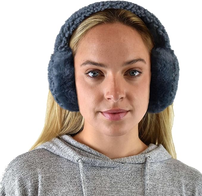 C.C Soft Winter Warm Adjustable Headband Ear Warmer Earmuffs