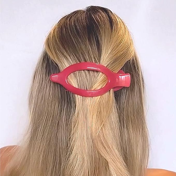 Camila Paris CP3232 French Hair Clips, Large Side Slide Hair Clips for Volume Hair, Strong Hold No Slip Grip, Girls Hair Claw Clips for Women, Durable Styling Girls Hair Accessories, Made In France