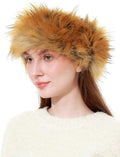 Faux Fur Headband for Women Winter Earwarmer Earmuff with Elastic