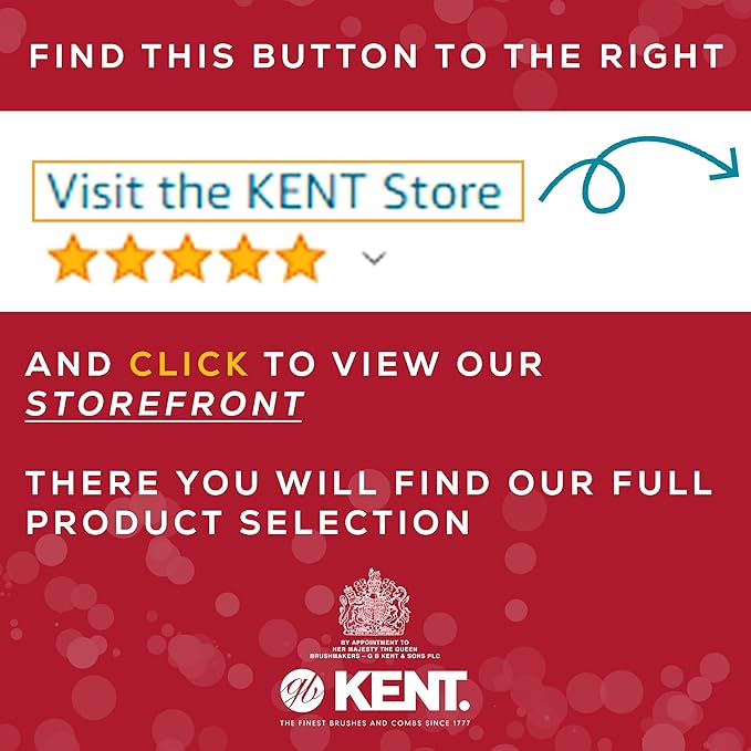 Kent 93T Beard Comb for Men - Wide Tooth Men's Comb, Ideal For Mustaches and Beards and Facial Hair, Small Pocket Sized Travel Detangler Combs, Saw-Cut, Hand Polished, Made in England