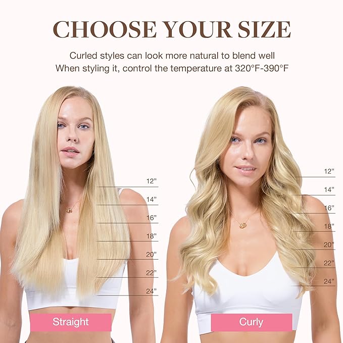 GOO GOO Clip in Hair Extensions Real Human Hair, Remy Human Hair Extensions Clip ins for Women, Natural Human Hair, 18inch 120g 7Pcs, 8A/22 Medium Brown Highlighted Golden Blonde