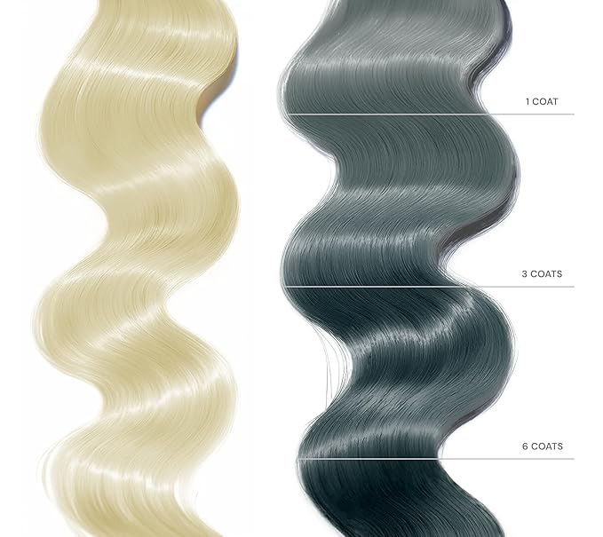 Just Color Hair Dye Spray | Semi-Permanent | 10-Minute Process | Custom Color Options | Carbon Grey Hair Dye | Leave in Conditioner | Ammonia & PPD Free | Lasts 8-12 Washes | Pack of 2