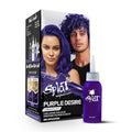 Splat Purple Desire Semi Permanent Hair Dye Kit with Bleach, 1 Application, Includes Purple Hair Dye, Oxide & Bleach Powder, Vegan & Cruelty Free Hair Color