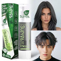 Temporary Hair Styling Color Serum, Green Blue Purple Red Hair Dye Color Gel Washable Natural Instant Hair Color Wax for DIY Hairstyle for Kids Men Women(Black#3)