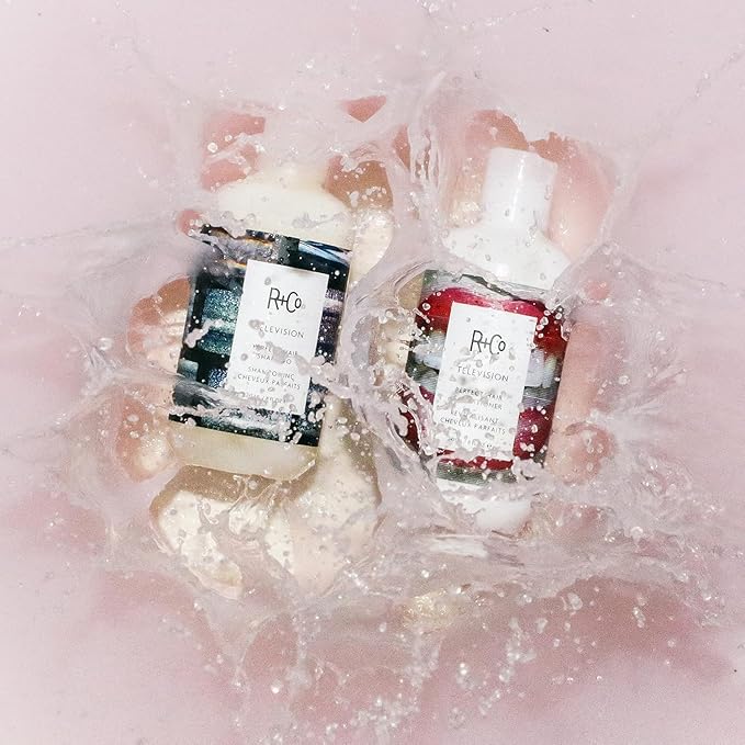 R+Co Television Perfect Hair Shampoo & Conditioner Set | Smooths, Adds Shine & Volume | Vegan + Cruelty-Free | 8.5oz (Pack of 2)