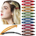 12pcs Hair Barrettes Set for Women and Girls, Hair Clips for Thick Thin Fine Hair, Non-metal Hair Accessories, Non-Slip Grip Handmade Snap Hairpin, BPA Free