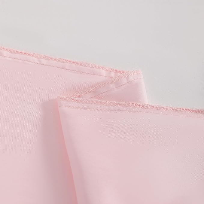 NTBAY 2 Pack Satin King Pillowcases for Hair and Skin, Luxurious and Silky Pillow Cases with Envelope Closure, 20x36 Inches, Light Pink
