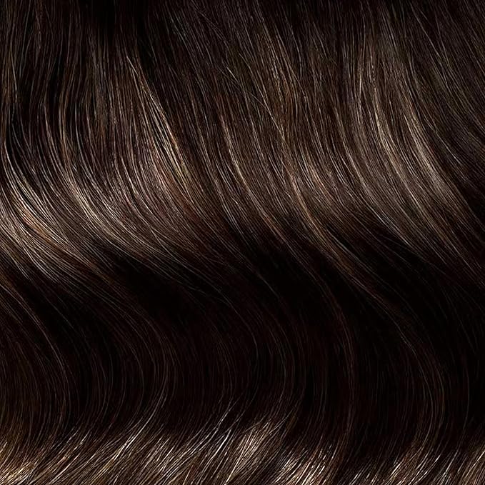 Luxy 100% Remy Human Hair – Halo Clip-In Hair Extensions –Natural Looking Volume & Length - One-Piece - Easy 5-Min Application 180 grams 20" Honey Espresso