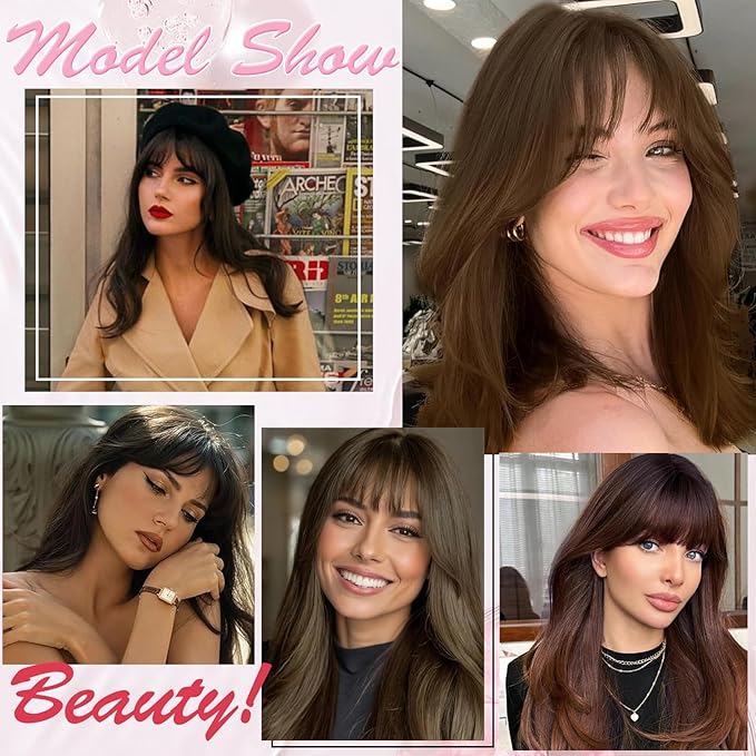 Hair Toppers for Women Real Human Hair Topper Clip in Bangs 360° Cover Remy Human Hair Straight Hairpieces for Thinning Realistic Scalp Swiss Lace Base Clip on Bangs Cover Gray Hairy Roots Black