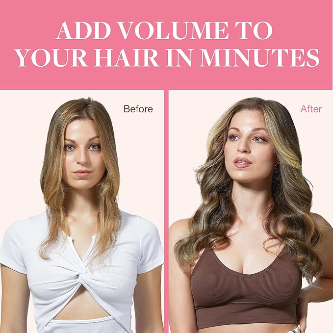 GOO GOO Clip in Hair Extensions Real Human Hair, Remy Human Hair Extensions Clip ins for Women, Natural Human Hair, 14inch 150g 9Pcs, 2/6/18 Balayage Brown to Dirty Blonde