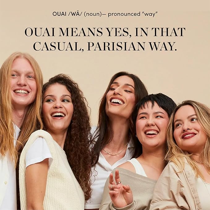 OUAI Medium Shampoo - Hydrating Shampoo with Coconut Oil, Babassu, Kumquat Extract and Keratin - Strengthens, Nourishes and Adds Shine - Paraben, Phthalate and Sulfate Free Hair Care Products (10 Oz)