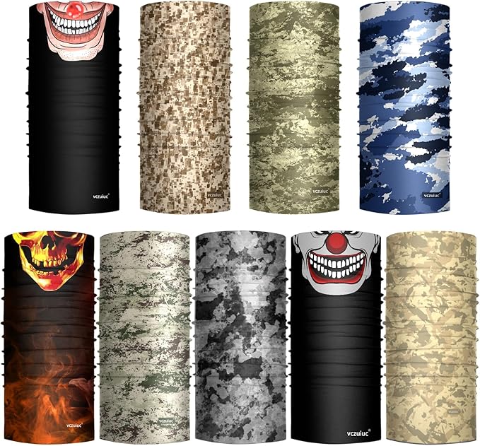 Neck Gaiter Face Cover - Sun Protection Mask Balaclava for Men and Women