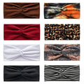 Elastic Knotted Headbands for Women Criss Cross Head Bands for Women's Hair Non Slip Boho Wrap Twisted Hair Accessories