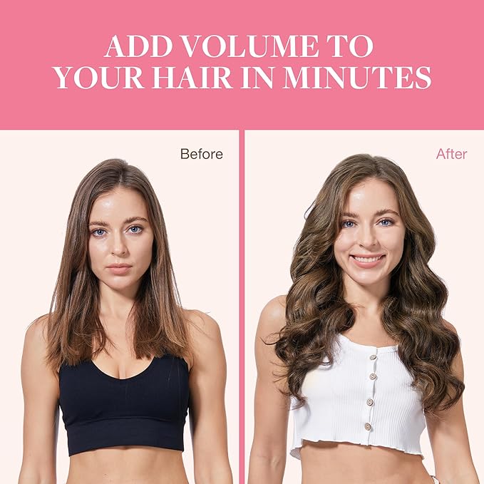 GOO GOO Clip in Hair Extensions Real Human Hair, Remy Human Hair Extensions Clip ins for Women, Natural Human Hair, 16inch 150g 9Pcs, 2/6/2 Balayage Dark Brown to Chestnut Brown