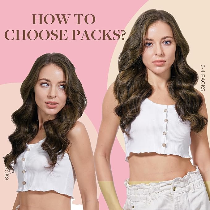 GOO GOO Tape in Hair Extensions Human Hair, 1B/6/1B Balayage Natural Black to Chestnut Brown, 20inch 50g 20pcs, Skin Weft Seamless Invisible, Silky Straight with Thick Ends, Remy Human Hair