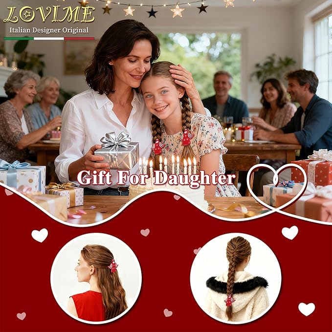 Inspirational Birthday Gifts for Girls "Guardian Angel" Premium Acetate French Hair Barrette Clip, Cute Back to School Gifts for Student Daughter Granddaughter, Christmas Stocking Stuffer Gifts