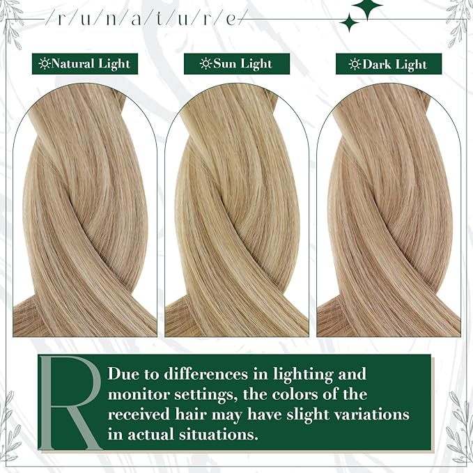 RUNATURE Brown Human Hair Clip in Extensions, 20 Inch Clip in Hair Extensions Real Human Hair, Long Hair Extensions Clip Ins, Remy Natural Hair, Add Length, 50g 3pcs #8P60 Ash Brown Highlight