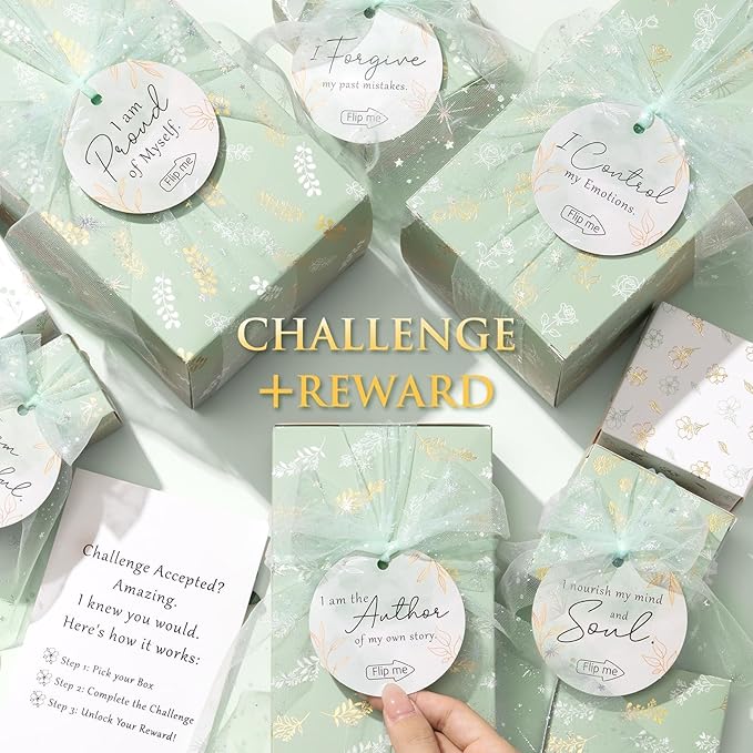 Christmas Gifts for Women & Teenage Girls, 10 Day Self Love Challenge to Unlock 10 Wrapped Spa Gift Baskets, Tween Teen Girl Trendy Stuff Bath Shower Sets Self Care Birthday Gifts Stocking Stuffers