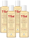 Neutrogena T/Sal Therapeutic Shampoo for Scalp Build-Up Control with Salicylic Acid, Scalp Treatment for Dandruff, Scalp Psoriasis & Seborrheic Dermatitis Relief, 4.5 fl. oz (Pack of 4)