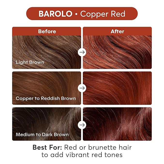 Madison Reed Color Reviving Gloss, Barolo - Red, Semi-Permanent Hair Dye, Enhances Hair Color & Corrects Tone, Adds Brilliant Shine, Keratin & Argan Oil, 4 Fl Oz (118 mL)