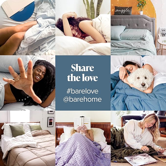 Bare Home Microfiber Pillow Cases - King Size Set of 2 - Cooling Pillowcases - Double Brushed - Light Grey Pillowcases 2 Pack - Easy Care (King Pillowcase Set of 2, Light Grey)