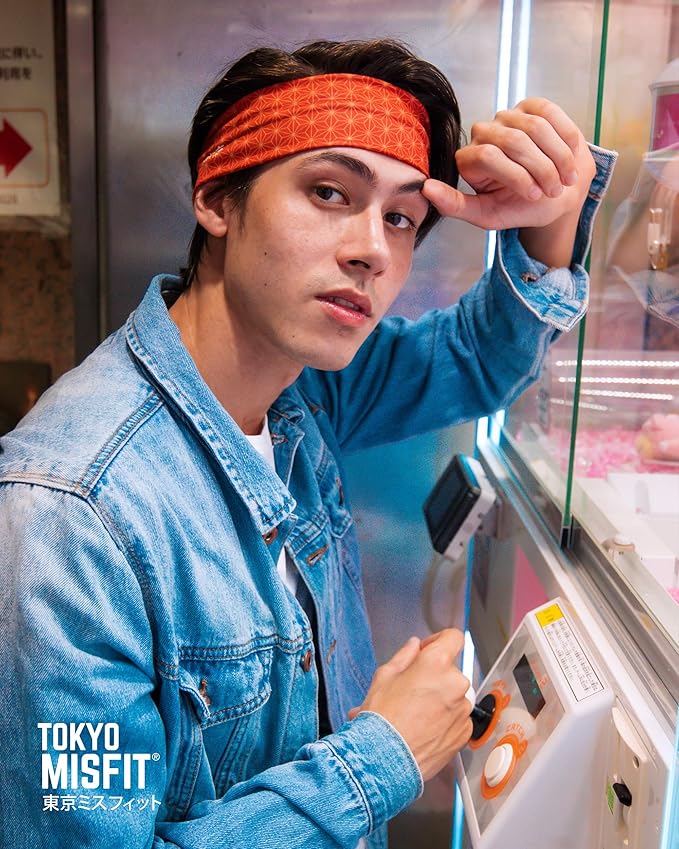 Tokyo Misfit - Japanese Headbands for Men & Women, Sweat Band, Workout, Yoga, Fashion, Running, Sports, Basketball, Bandana