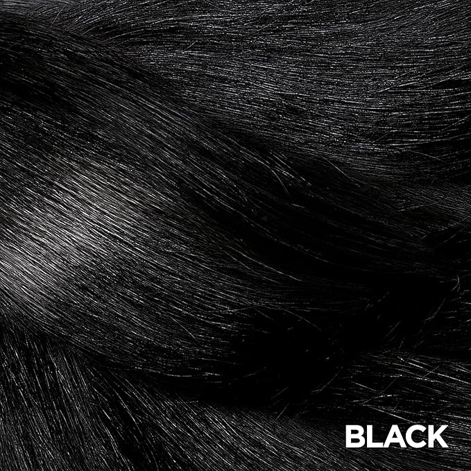 Garnier Color Sensation Color Retouch, Demi Permanent Hair Dye for Roots with 100% Gray Coverage, Black Hair Dye 1.0, Pack of 6