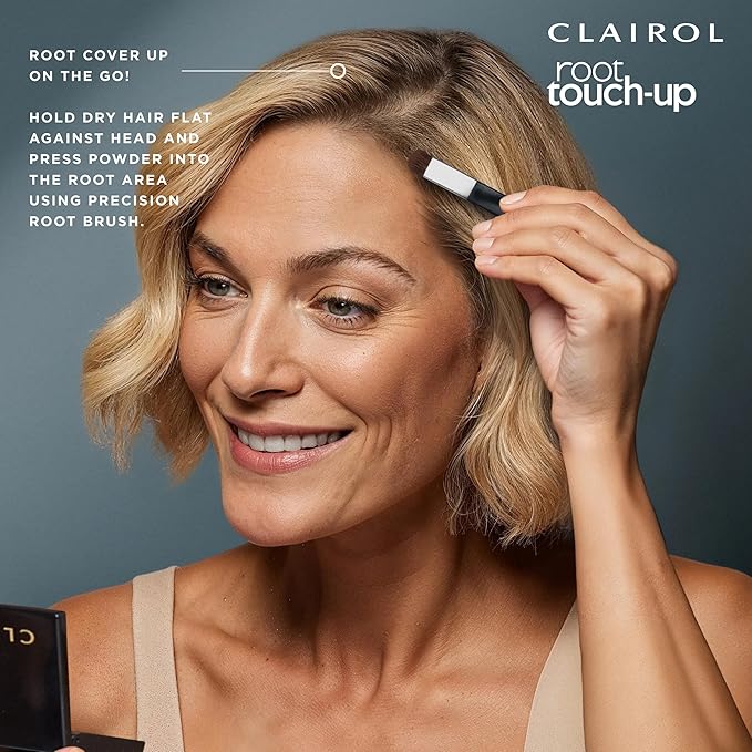 Clairol Root Touch-Up Temporary Concealing Powder, Dark Brown Hair Color, Pack of 3