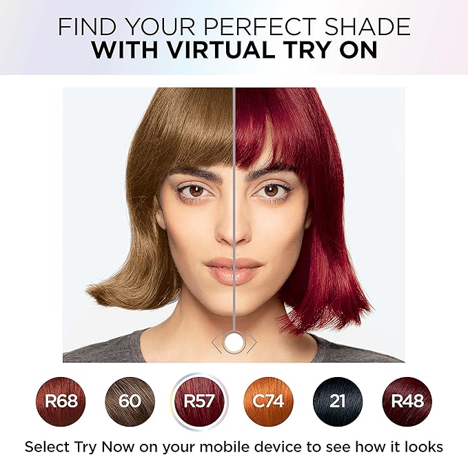 L'Oreal Paris Feria Midnight Bold Multi-Faceted Permanent One-Step Hair Color Kit, No Bleach Required, Twilight Haze