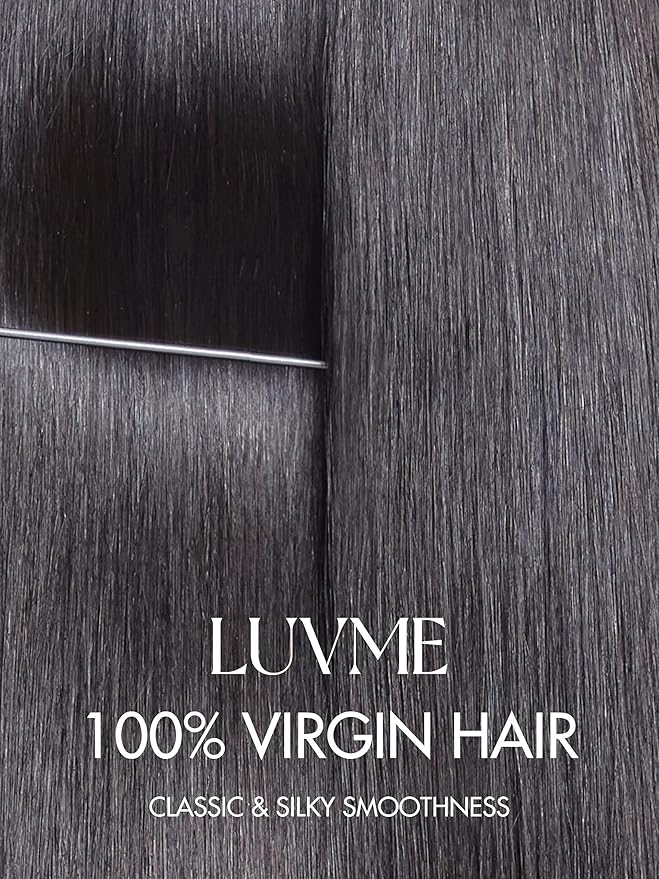 LUVME HAIR 10 Inch Silky Straight Bob Wig with Bangs Human Hair Realistic HD Lace Short Black Bob Wigs, Ready to Go Blunt Cut Bob Wig Glueless 180 Density
