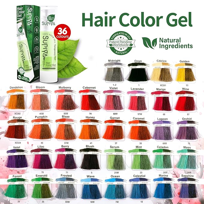 Temporary Hair Color Gel,Yellow Hair Dye Color Gel Washable Natural Instant Hair Color Wax for DIY Hairstyle for Kids Men Women(Color #XC201)