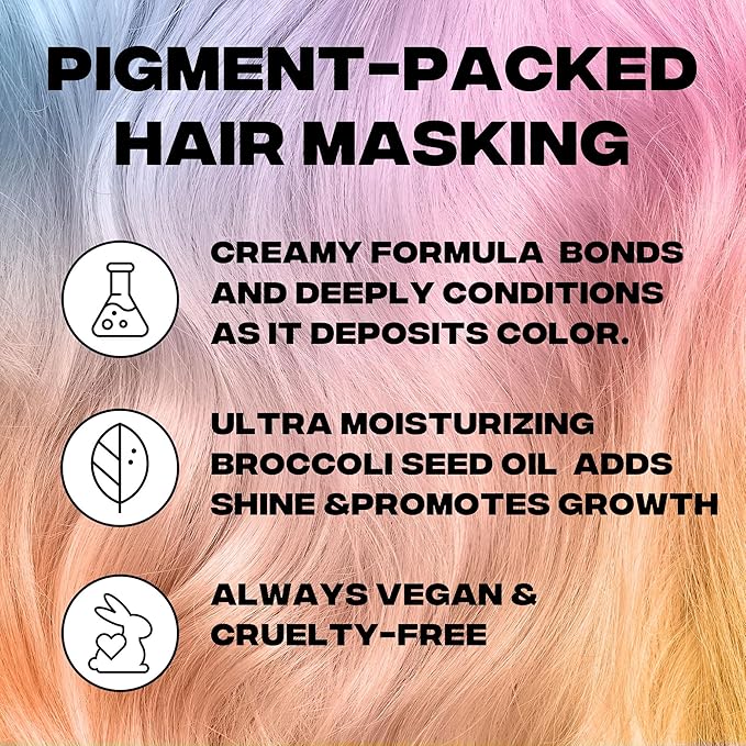 Good Dye Young Color Depositing Mask, DYEposit Color Depositing Conditioner, Toning Treatment, Tone & Enhance Color-Treated Hair - Semi Permanent Hair Dye, Vegan and Cruelty-Free (Silver) 4 fl oz