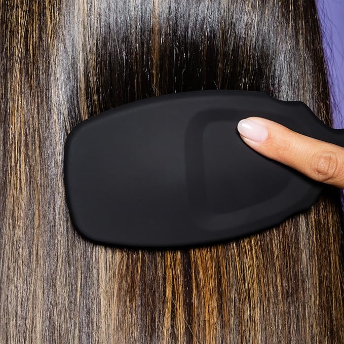 Gimme Beauty Detangling Brush - Curved Paddle Brush for Breakage-Free Detangling - Anti-Static & Frizz - Soft Glide with Ball-Tipped Bristles - Heat-Resistant Styling Tool - Thick Hair