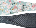 Maven Thread 4" Wide Workout Headbands for Women (2 Pack) – Non-Slip Sweatbands for Gym, Running & Yoga