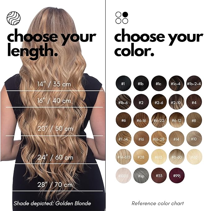 Irresistible Me Real Human Hair Extensions Clip Ins – 100% Human Hair Clip In Extensions for Length & Volume – Invisible Extension – Heat Resistant & Dyeable – Rooted Blonde, 20 Inches